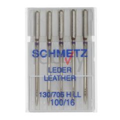 5 agujas Schmetz 130/705 H-LL Cartón